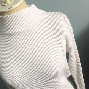 Pierre Cardin Vintage 100% Cotton Ribbed Top.